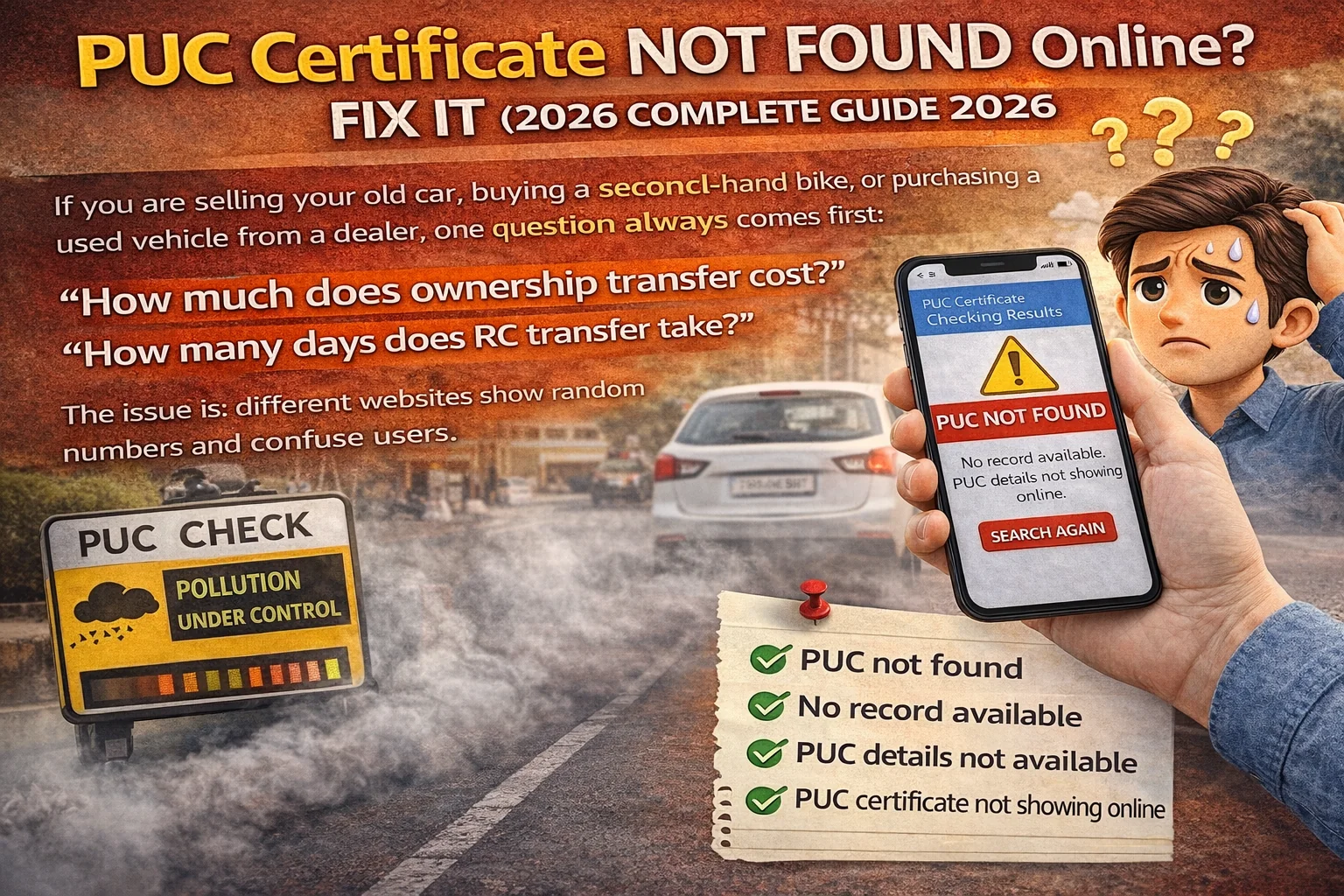 PUC certificate not found online - fix guide