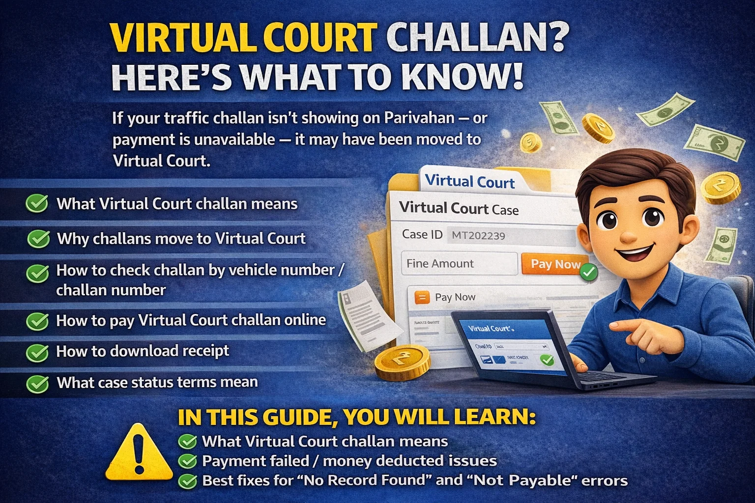 Virtual Court challan payment online guide